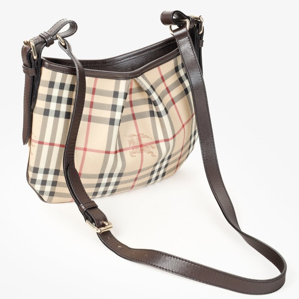 Burberry Beige and Brown Crossbody Bag